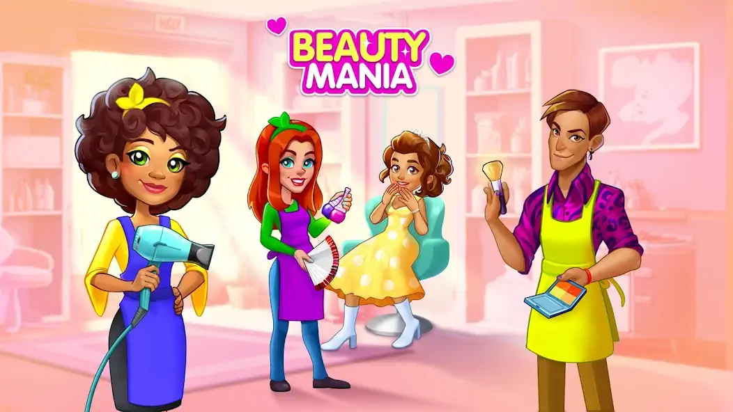 Скачать Makeover Salon: Beauty Mania [MOD Много монет] на Андроид