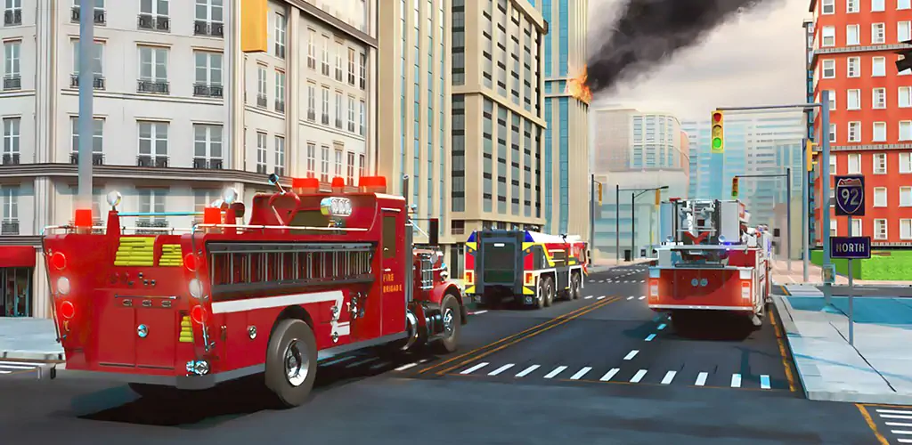 Скачать Real Firefighter 3D Simulator [MOD Бесконечные монеты] на Андроид