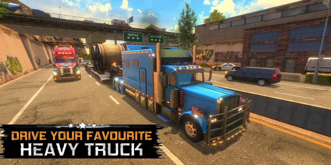 Скачать Truck Simulator USA Revolution [MOD Много денег] на Андроид