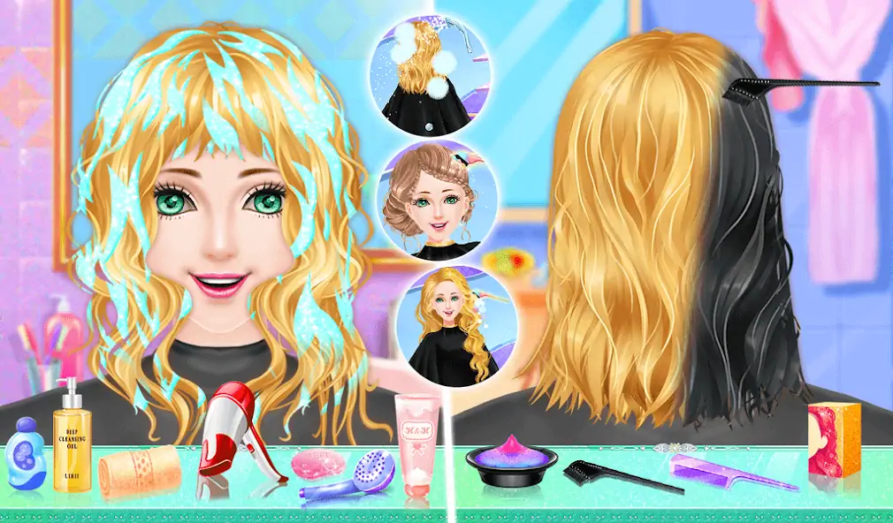 Скачать Doll makeup games for girls [MOD Бесконечные монеты] на Андроид