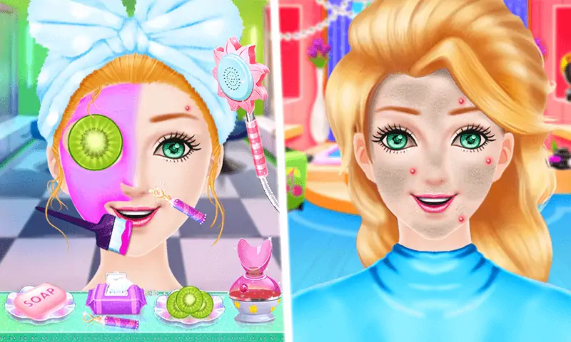 Скачать Doll makeup games for girls [MOD Бесконечные монеты] на Андроид
