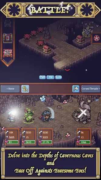 Скачать Cave Heroes:Idle Dungeon Crawl [MOD Много денег] на Андроид