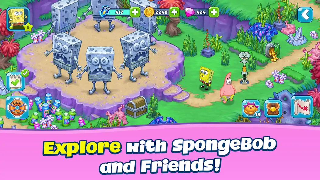 Скачать SpongeBob Adventures: In A Jam [MOD Бесконечные деньги] на Андроид