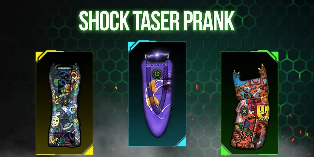 Скачать Stun Gun Shock Taser Prank Sim [MOD Бесконечные монеты] на Андроид