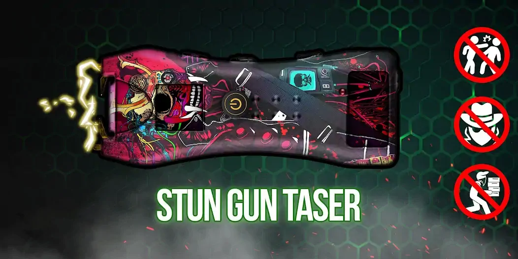 Скачать Stun Gun Shock Taser Prank Sim [MOD Бесконечные монеты] на Андроид