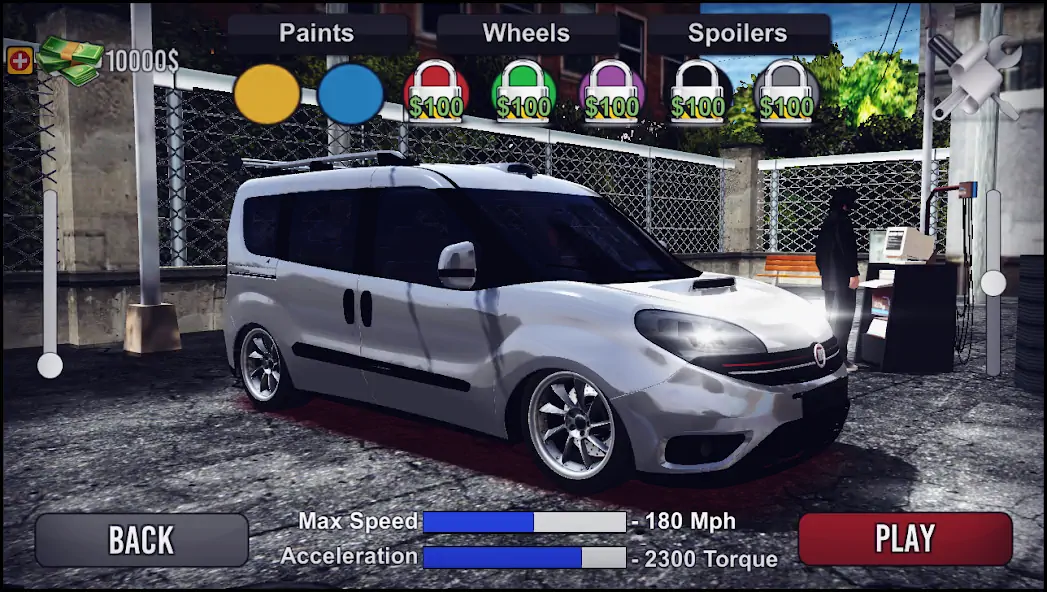 Скачать Doblo Drift Simulator [MOD Много монет] на Андроид