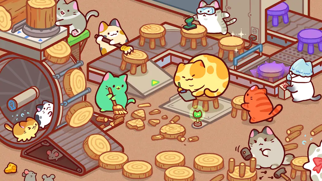 Скачать Kitty Cat Tycoon [MOD Бесконечные деньги] на Андроид