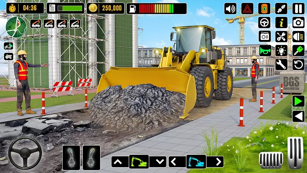 Скачать City Road Construction Games [MOD Бесконечные деньги] на Андроид