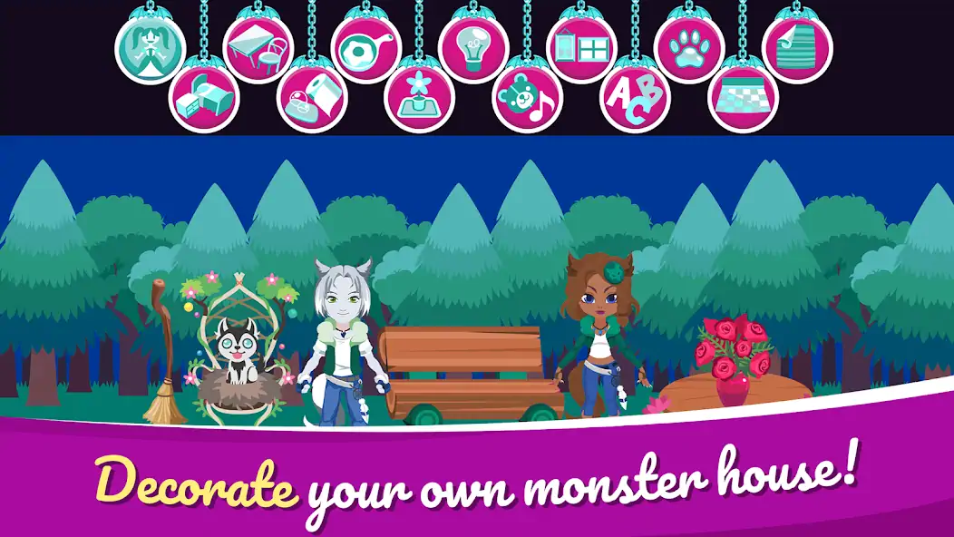 Скачать My Monster House: Doll Games [MOD Много монет] на Андроид
