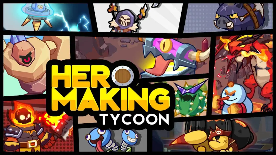 Скачать Hero Making Tycoon [MOD Бесконечные монеты] на Андроид