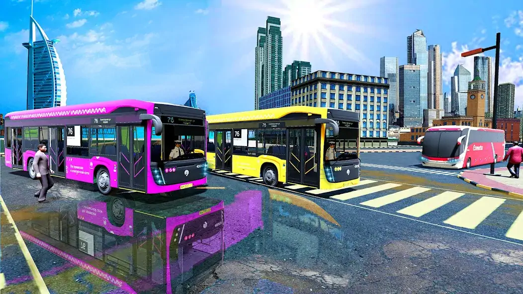 Скачать Bus simulator 2023 - Bus Games [MOD Много монет] на Андроид