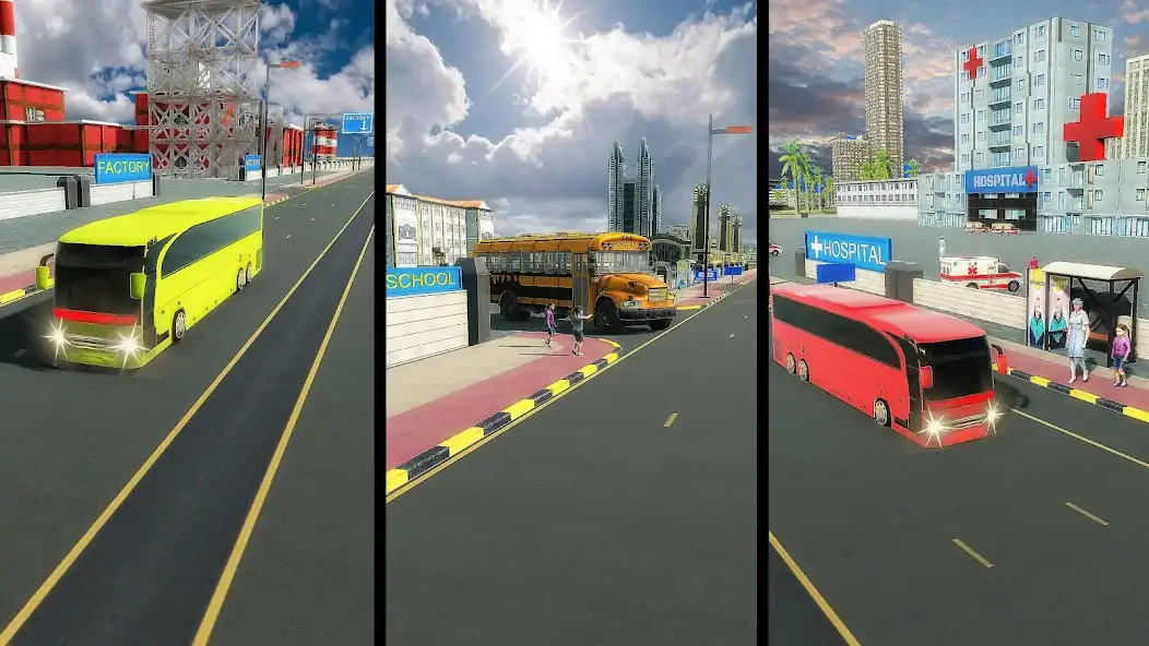 Скачать Bus simulator 2023 - Bus Games [MOD Много монет] на Андроид