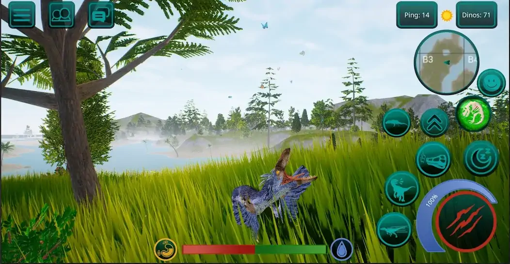Скачать Онлайн Динозавр Игра - Т Рекс [MOD Много монет] на Андроид