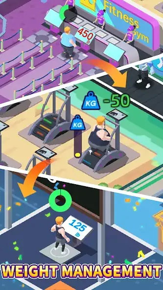 Скачать Fitness Club Tycoon [MOD Бесконечные деньги] на Андроид