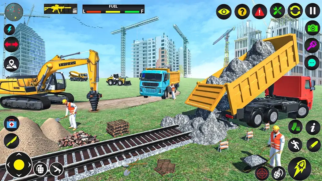 Скачать Excavator Simulator Crane Game [MOD Много денег] на Андроид