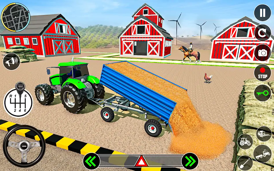 Скачать Tractor Farming: Tractor Games [MOD Много монет] на Андроид