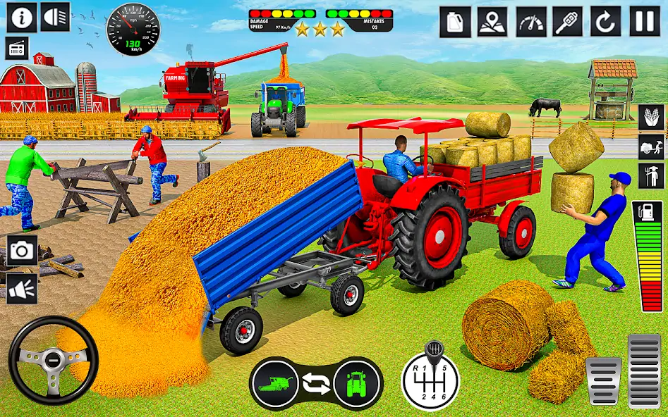 Скачать Tractor Farming: Tractor Games [MOD Много монет] на Андроид