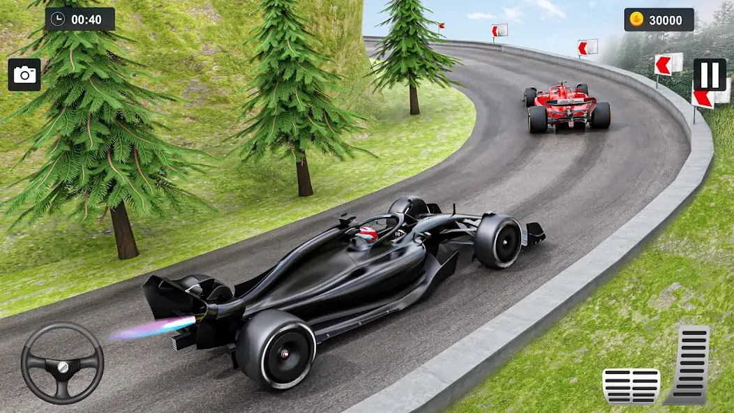 Скачать Formula Car Stunt - Car Games [MOD Много монет] на Андроид