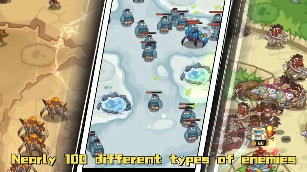 Скачать Chrono Crystal - Tower Defense [MOD Много монет] на Андроид