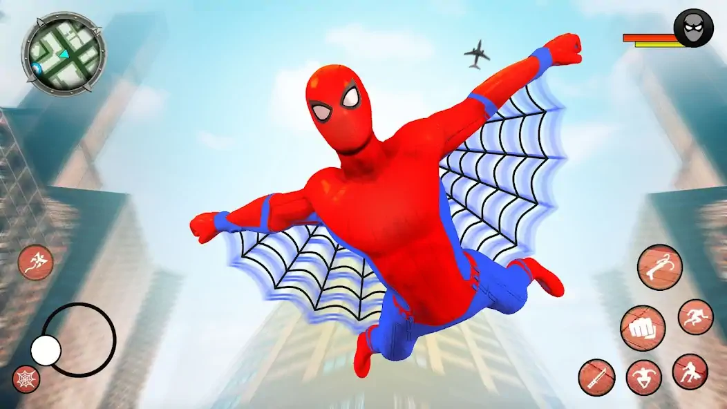 Скачать Flying Superhero Robot Games [MOD Бесконечные монеты] на Андроид