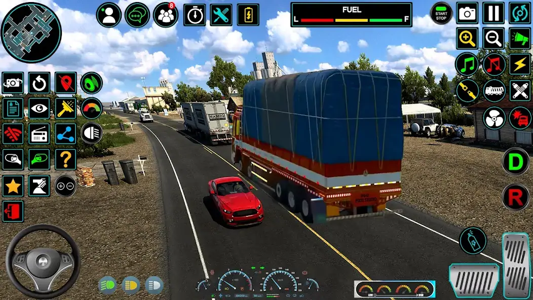 Скачать Indian Truck Offroad Cargo Sim [MOD Бесконечные монеты] на Андроид