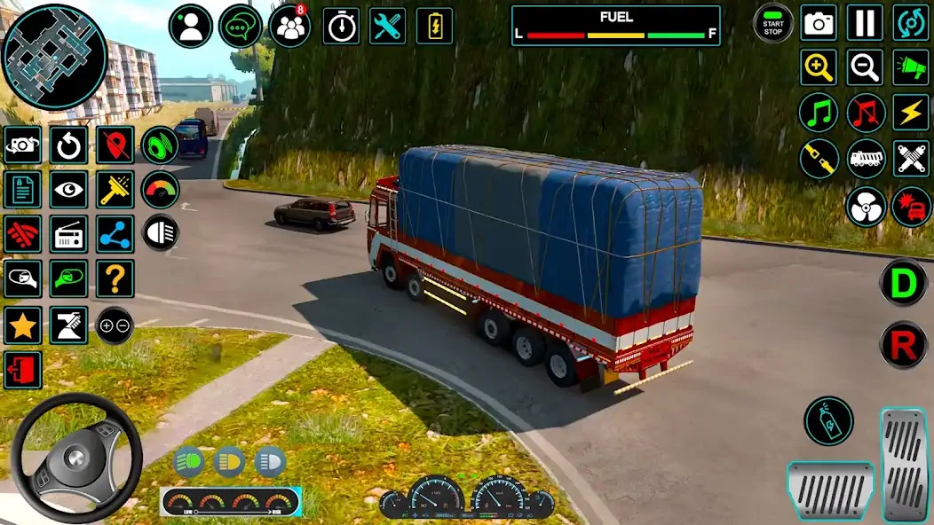 Скачать Indian Truck Offroad Cargo Sim [MOD Бесконечные монеты] на Андроид