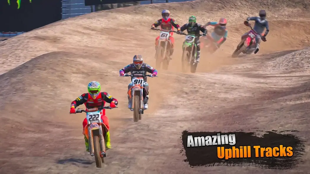 Скачать Motocross Bike Racing Games 3D [MOD Бесконечные монеты] на Андроид