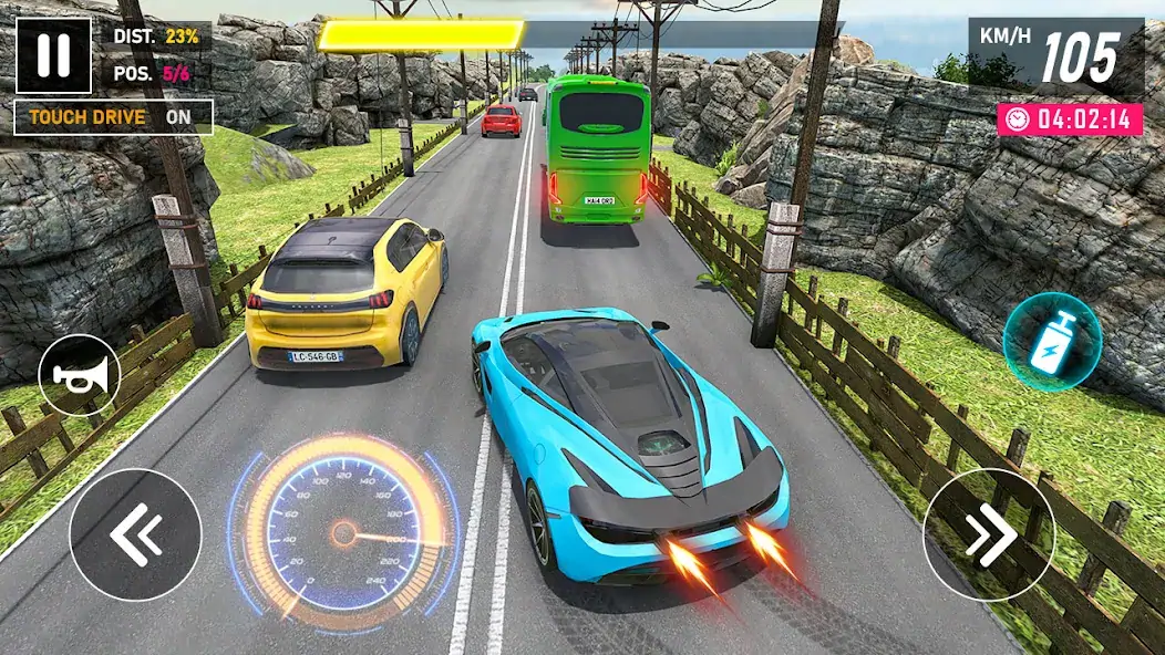 Скачать Car Race 3D Game - игры машины [MOD Много монет] на Андроид