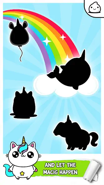 Скачать Unicorn Evolution Merge Kawaii [MOD Бесконечные деньги] на Андроид