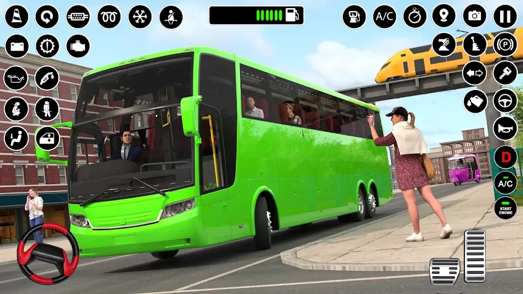 Скачать Bus Simulator 3D: Bus Games [MOD Бесконечные монеты] на Андроид