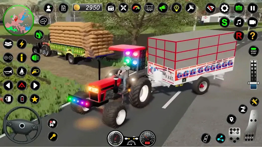 Скачать Индийская тракторная игра 3D [MOD Много денег] на Андроид
