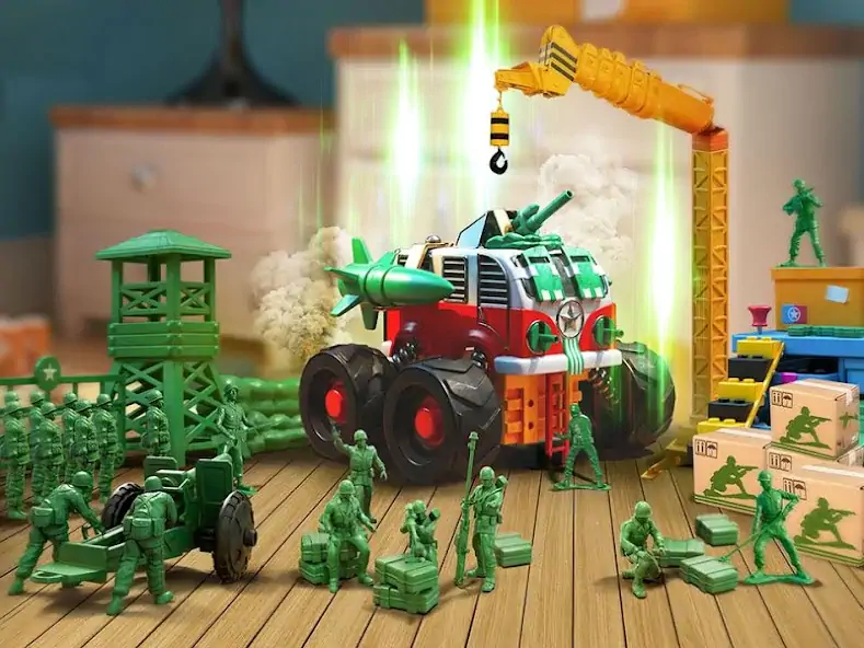 Скачать Army Men Strike Beta [MOD Бесконечные деньги] на Андроид