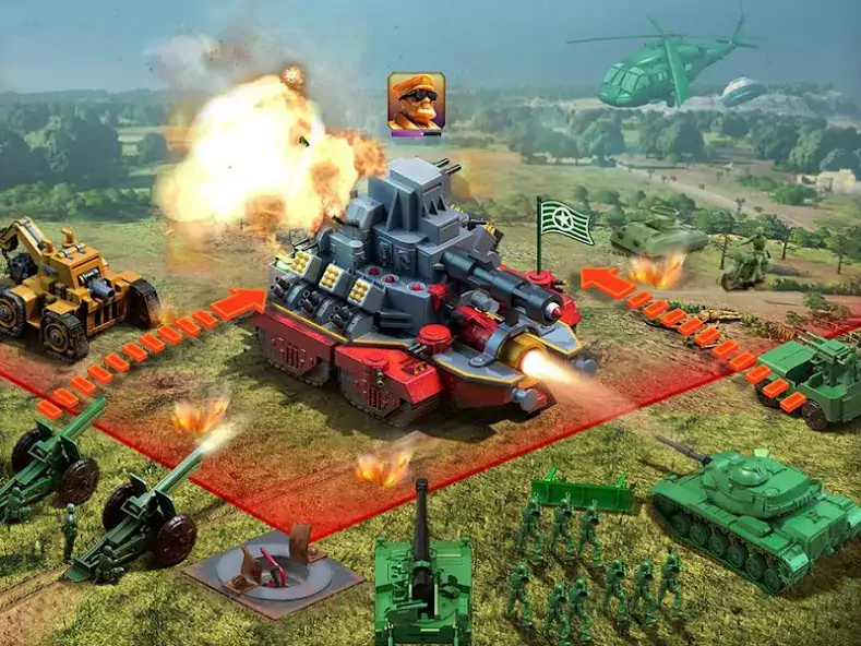Скачать Army Men Strike Beta [MOD Бесконечные деньги] на Андроид