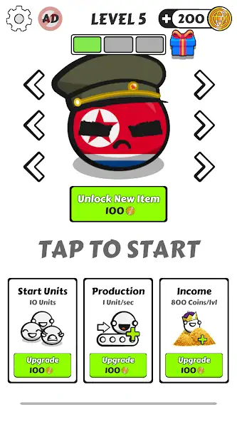 Скачать Country Balls Io: Battle Arena [MOD Бесконечные деньги] на Андроид
