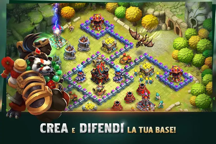 Скачать Clash of Lords 2: Italiano [MOD Много денег] на Андроид