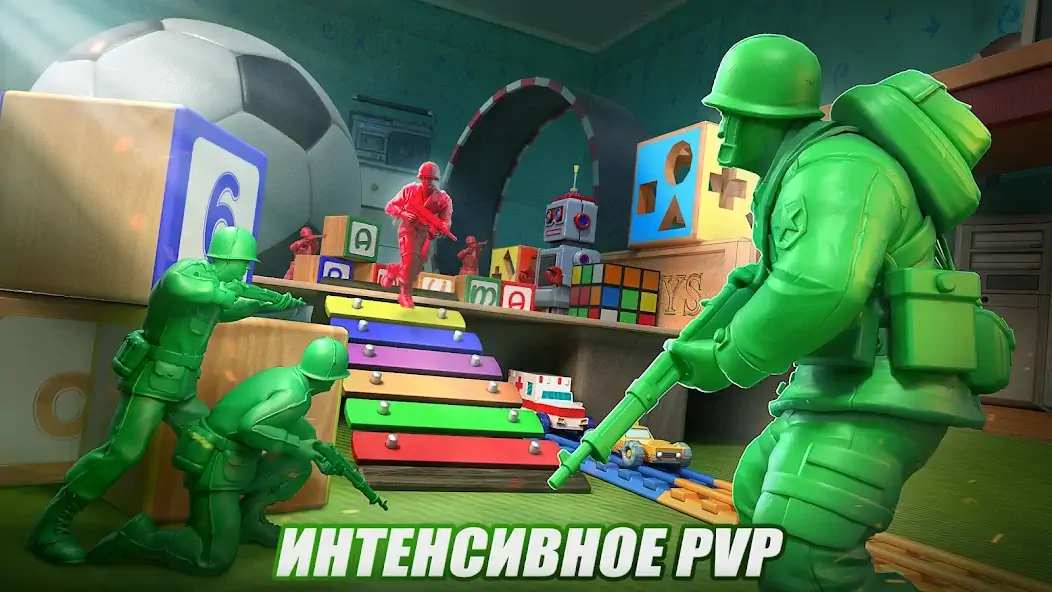 Скачать Army Men Defense [MOD Много денег] на Андроид
