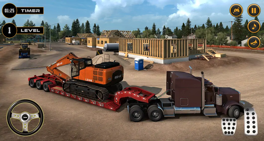 Скачать JCB Тяжелая строительная игра [MOD Много монет] на Андроид