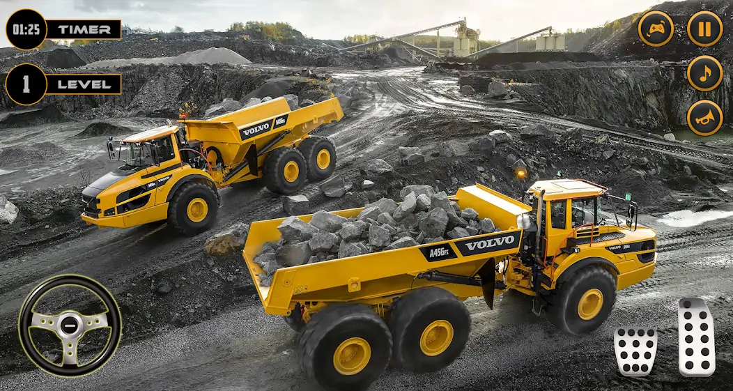 Скачать JCB Тяжелая строительная игра [MOD Много монет] на Андроид