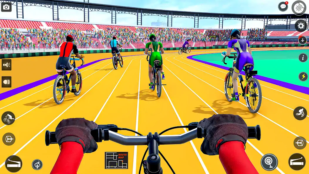 Скачать BMX Cycle Race 3d Cycle Games [MOD Много монет] на Андроид