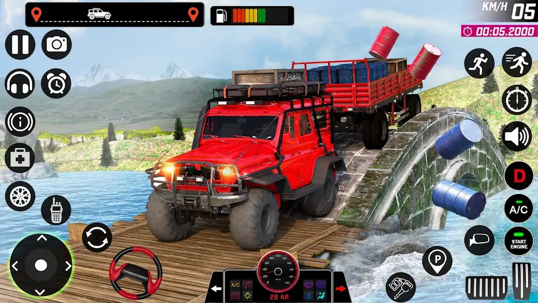 Скачать Offroad Jeep Game・Driving Game [MOD Бесконечные деньги] на Андроид