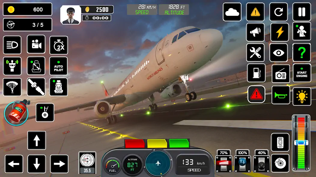 Скачать пилот полет симулятор игры [MOD Бесконечные деньги] на Андроид