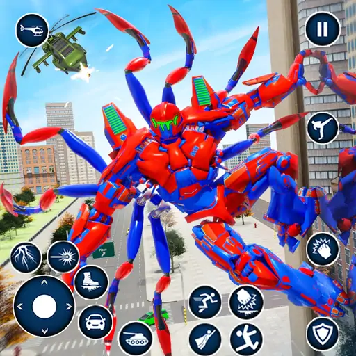 Скачать Spider Robot: Robot Car Games [MOD Много монет] на Андроид