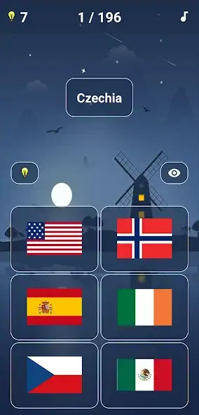 Скачать Викторина "Флаги стран" 2 [MOD Бесконечные монеты] на Андроид