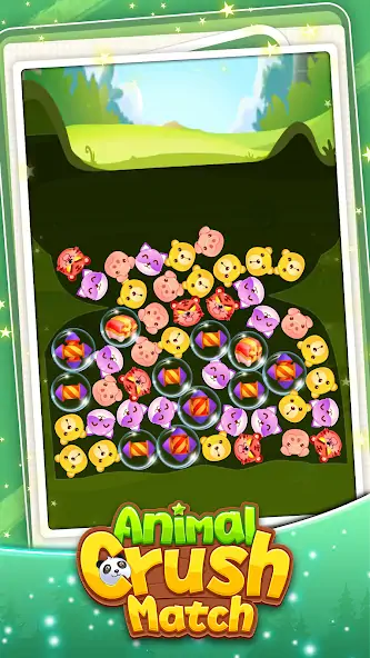 Скачать Animal Crush Match [MOD Бесконечные деньги] на Андроид