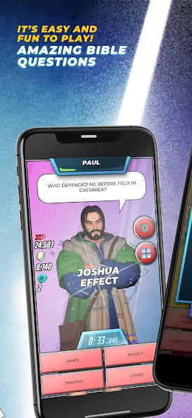 Скачать Bible Trivia Game: Heroes [MOD Бесконечные монеты] на Андроид