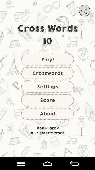 Скачать CrossWords 10 [MOD Бесконечные монеты] на Андроид