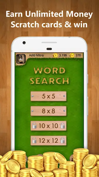 Скачать Word Search - Word Link [MOD Много монет] на Андроид