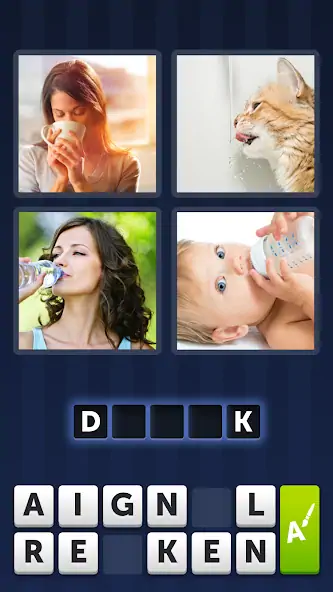 Скачать 4 Pics 1 Word: Puzzle Game [MOD Много монет] на Андроид
