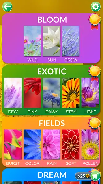 Скачать Wordscapes In Bloom [MOD Бесконечные монеты] на Андроид