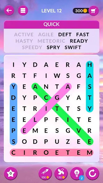 Скачать Wordscapes Search [MOD Много монет] на Андроид